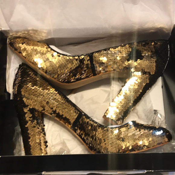 NWT J Crew Etta sequin heels ✨ - Picture 7 of 8